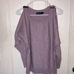 Open Shoulder Sweater